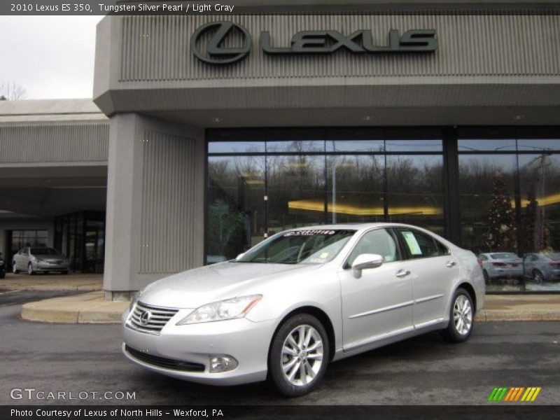 Tungsten Silver Pearl / Light Gray 2010 Lexus ES 350