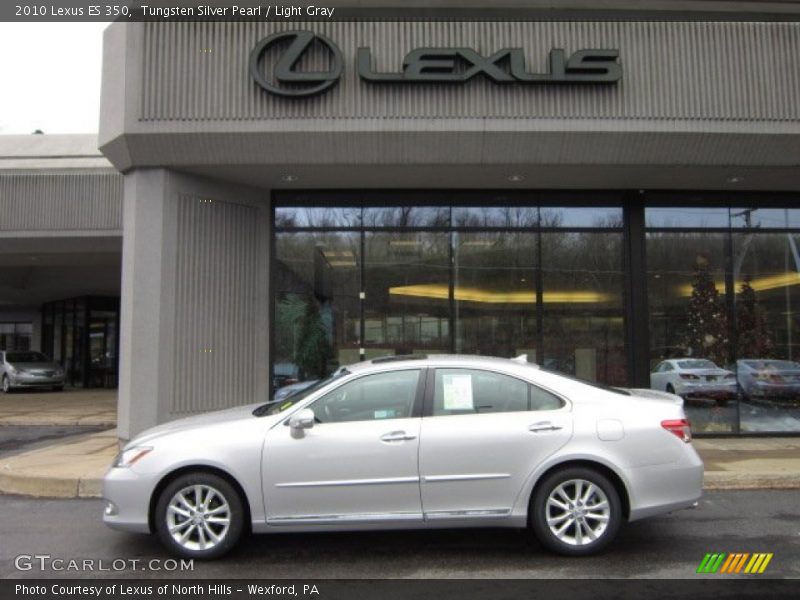 Tungsten Silver Pearl / Light Gray 2010 Lexus ES 350