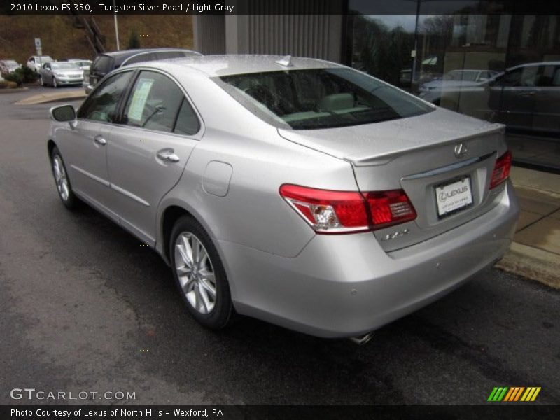 Tungsten Silver Pearl / Light Gray 2010 Lexus ES 350