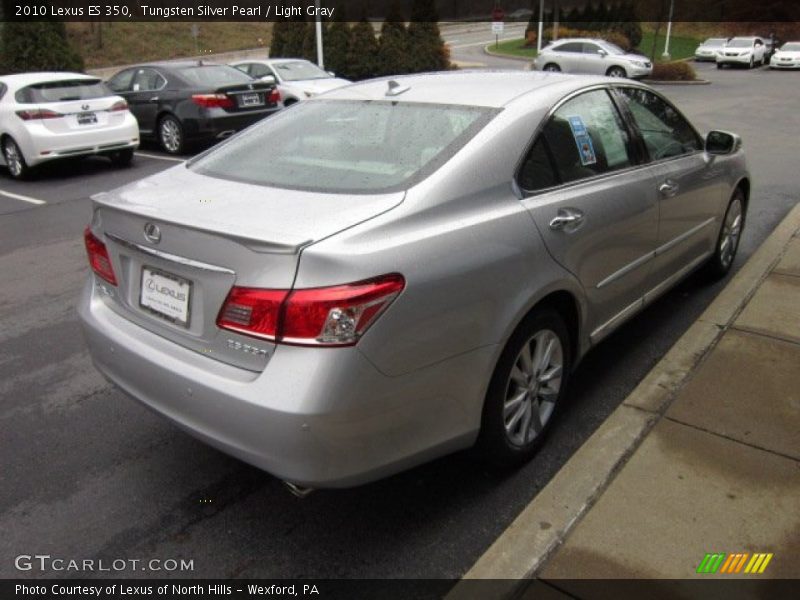 Tungsten Silver Pearl / Light Gray 2010 Lexus ES 350