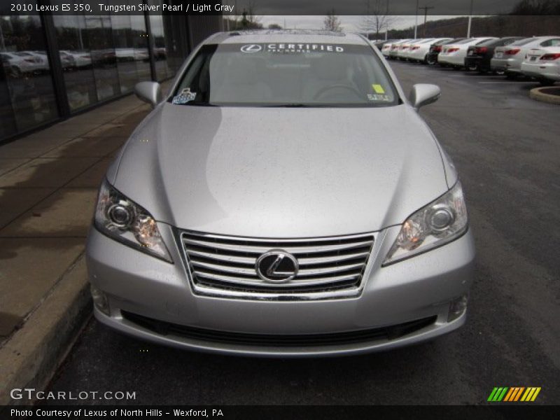 Tungsten Silver Pearl / Light Gray 2010 Lexus ES 350
