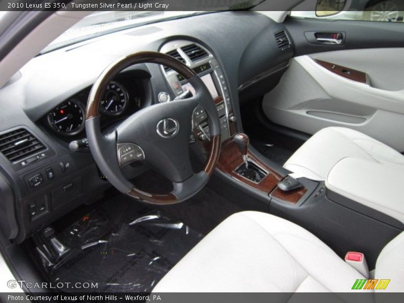 Tungsten Silver Pearl / Light Gray 2010 Lexus ES 350