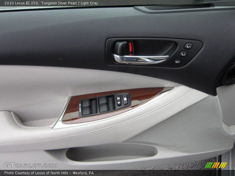 Tungsten Silver Pearl / Light Gray 2010 Lexus ES 350