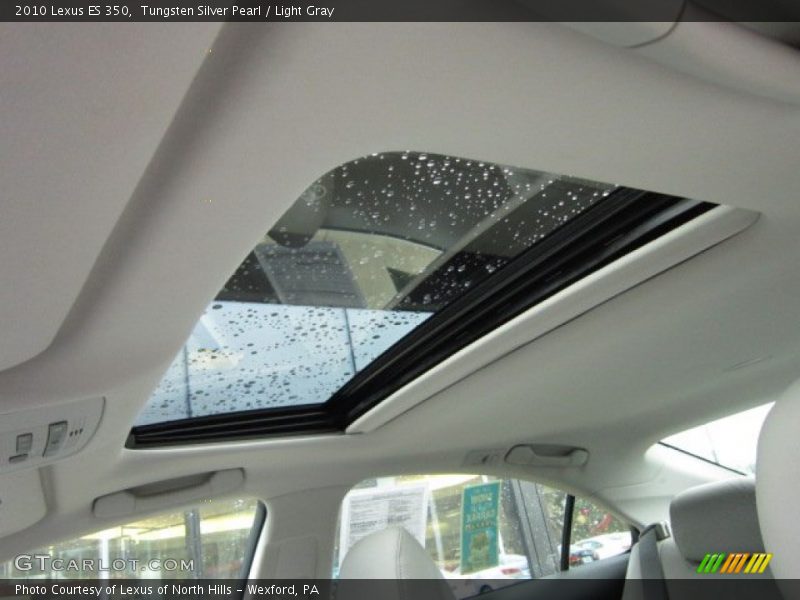 Tungsten Silver Pearl / Light Gray 2010 Lexus ES 350