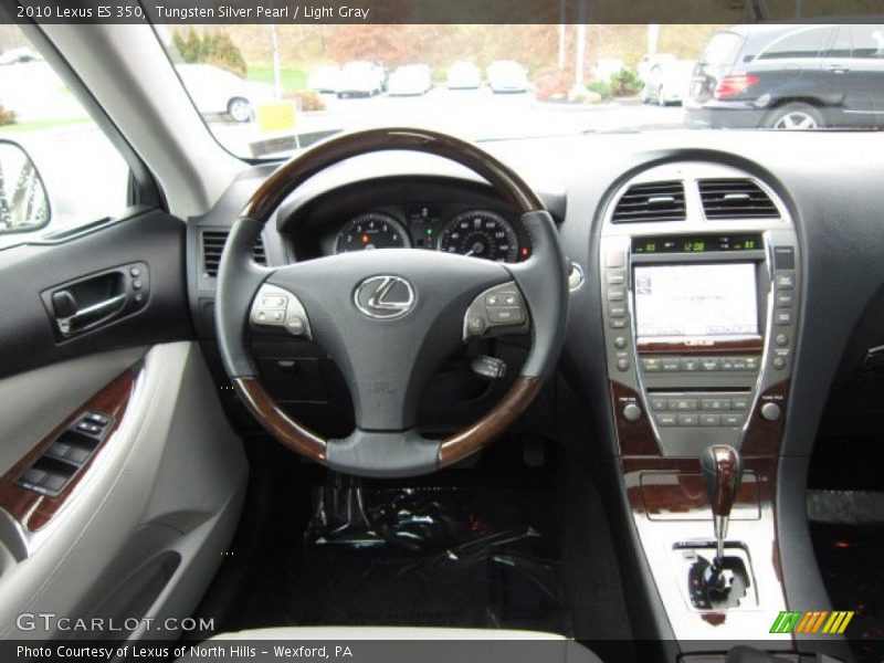 Tungsten Silver Pearl / Light Gray 2010 Lexus ES 350