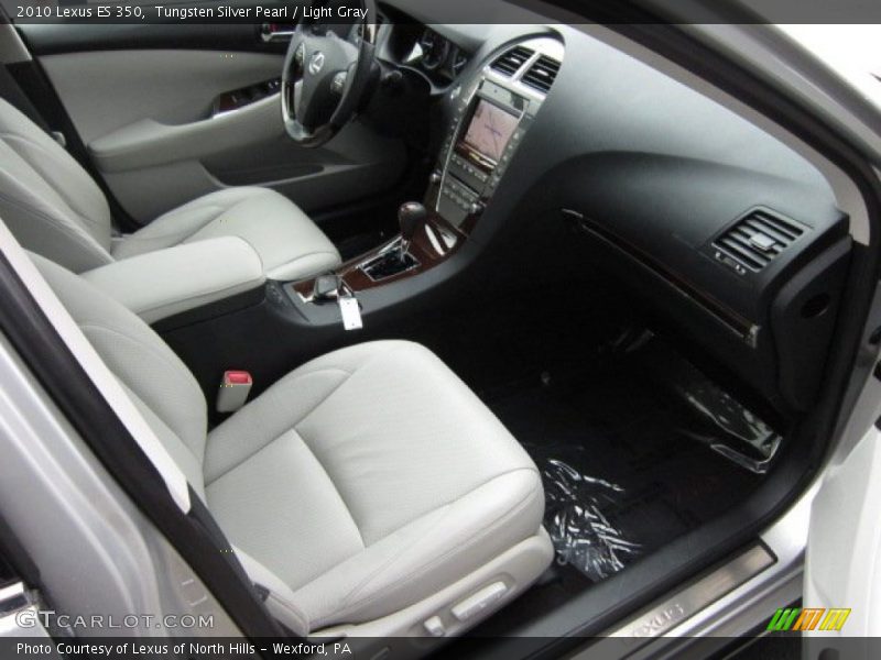 Tungsten Silver Pearl / Light Gray 2010 Lexus ES 350