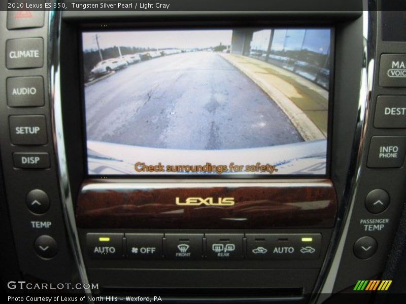 Tungsten Silver Pearl / Light Gray 2010 Lexus ES 350