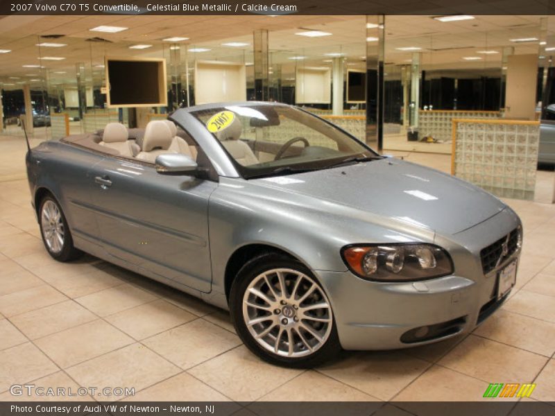 Celestial Blue Metallic / Calcite Cream 2007 Volvo C70 T5 Convertible