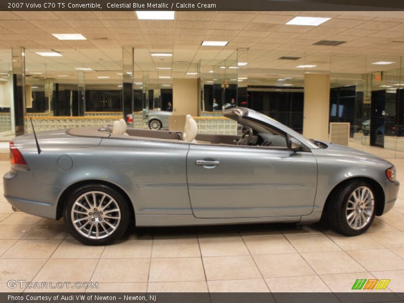 Celestial Blue Metallic / Calcite Cream 2007 Volvo C70 T5 Convertible