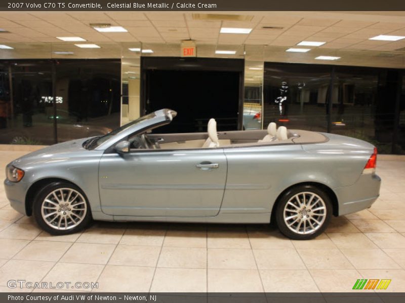 Celestial Blue Metallic / Calcite Cream 2007 Volvo C70 T5 Convertible
