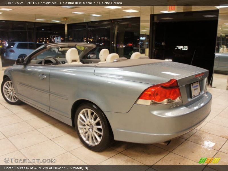 Celestial Blue Metallic / Calcite Cream 2007 Volvo C70 T5 Convertible