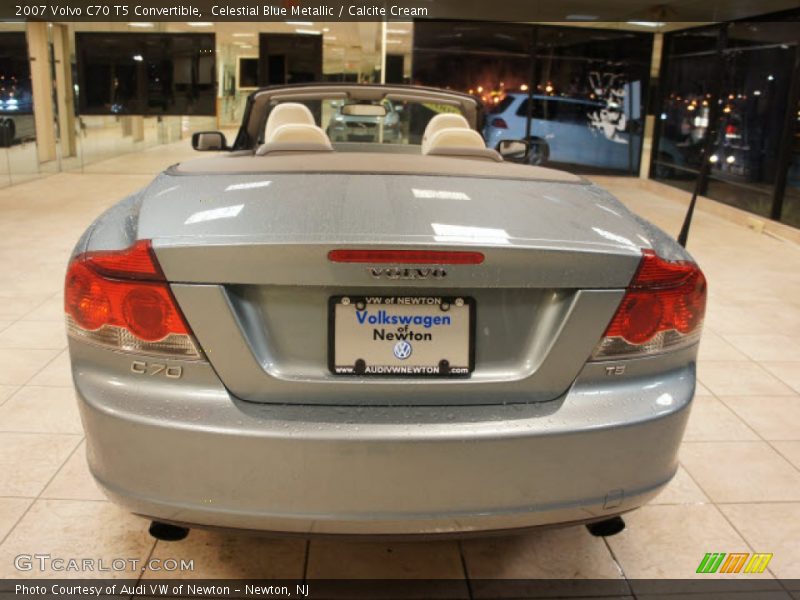 Celestial Blue Metallic / Calcite Cream 2007 Volvo C70 T5 Convertible