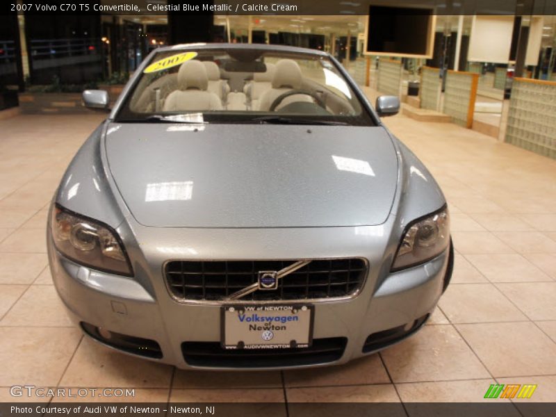 Celestial Blue Metallic / Calcite Cream 2007 Volvo C70 T5 Convertible
