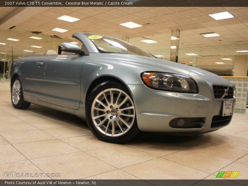 Celestial Blue Metallic / Calcite Cream 2007 Volvo C70 T5 Convertible