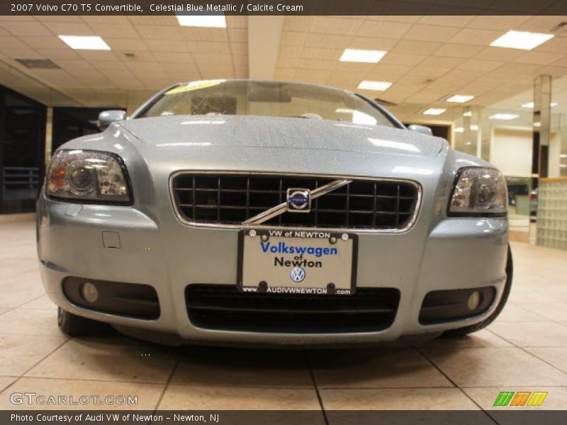 Celestial Blue Metallic / Calcite Cream 2007 Volvo C70 T5 Convertible