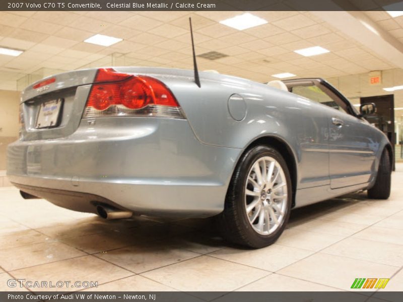 Celestial Blue Metallic / Calcite Cream 2007 Volvo C70 T5 Convertible
