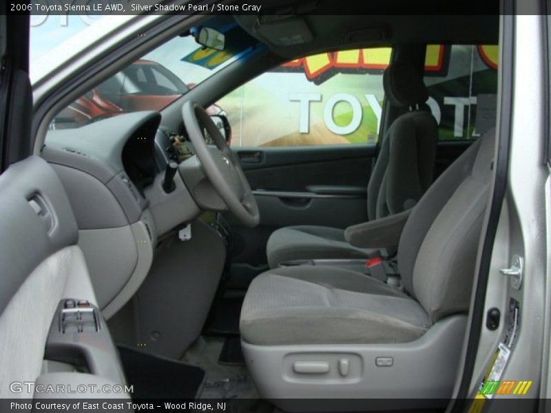 Silver Shadow Pearl / Stone Gray 2006 Toyota Sienna LE AWD