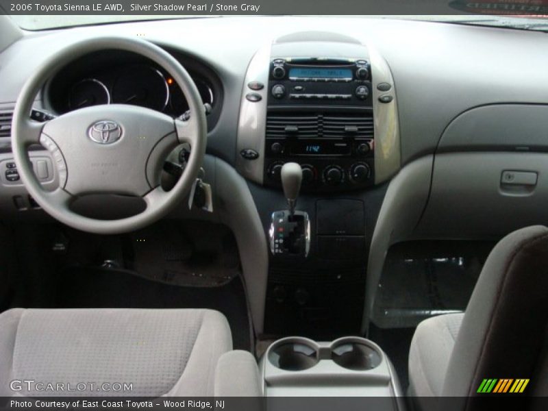 Silver Shadow Pearl / Stone Gray 2006 Toyota Sienna LE AWD