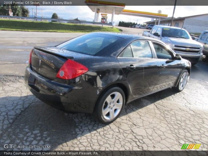 Black / Ebony Black 2008 Pontiac G6 Sedan