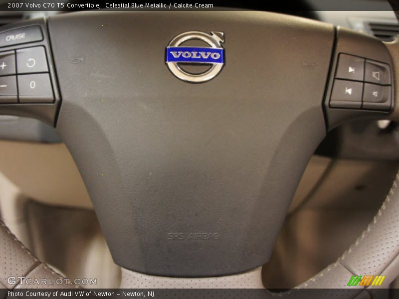 Celestial Blue Metallic / Calcite Cream 2007 Volvo C70 T5 Convertible