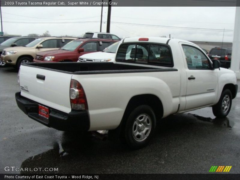 Super White / Graphite Gray 2009 Toyota Tacoma Regular Cab