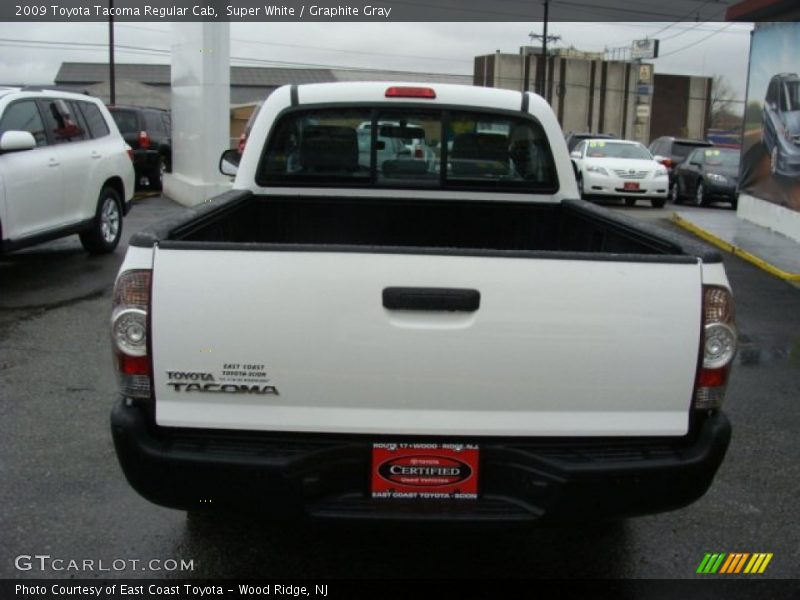 Super White / Graphite Gray 2009 Toyota Tacoma Regular Cab