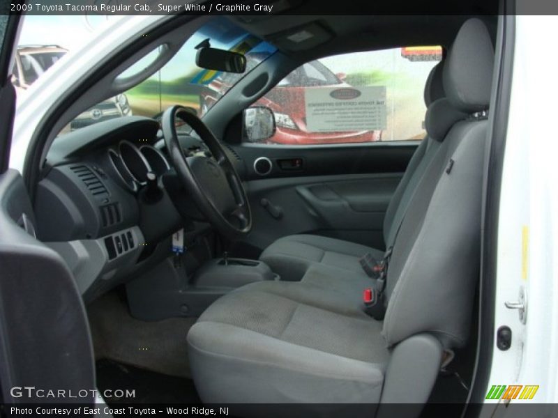 Super White / Graphite Gray 2009 Toyota Tacoma Regular Cab