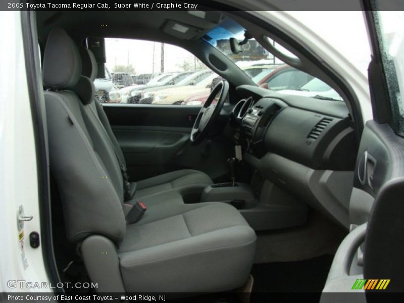 Super White / Graphite Gray 2009 Toyota Tacoma Regular Cab