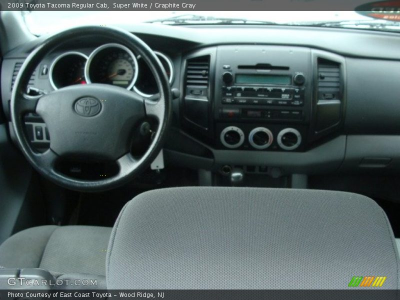 Super White / Graphite Gray 2009 Toyota Tacoma Regular Cab