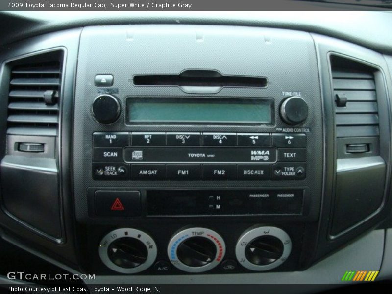 Super White / Graphite Gray 2009 Toyota Tacoma Regular Cab
