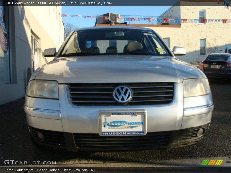 Satin Silver Metallic / Gray 2001 Volkswagen Passat GLX Sedan