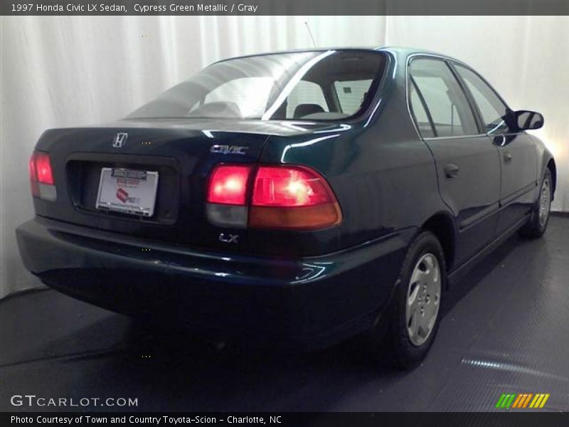 Cypress Green Metallic / Gray 1997 Honda Civic LX Sedan