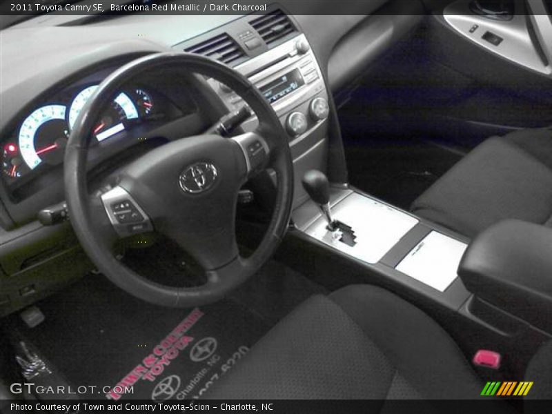Barcelona Red Metallic / Dark Charcoal 2011 Toyota Camry SE