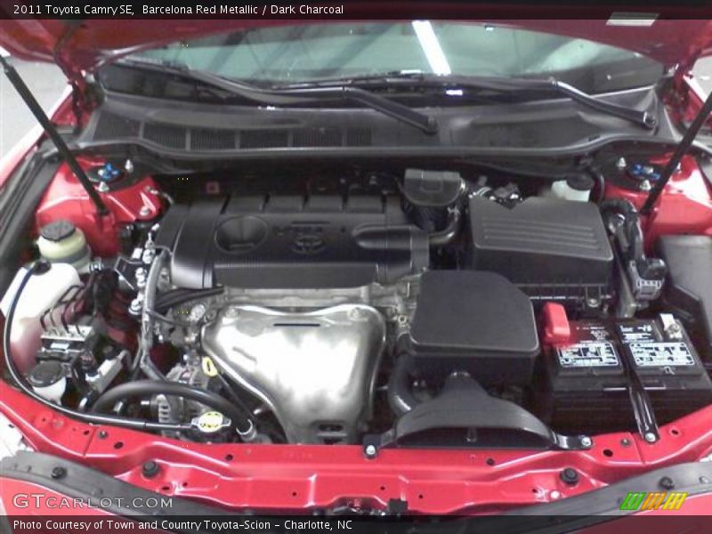 Barcelona Red Metallic / Dark Charcoal 2011 Toyota Camry SE