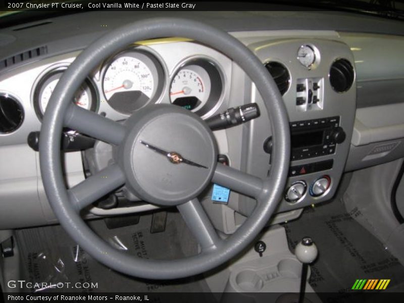 Cool Vanilla White / Pastel Slate Gray 2007 Chrysler PT Cruiser