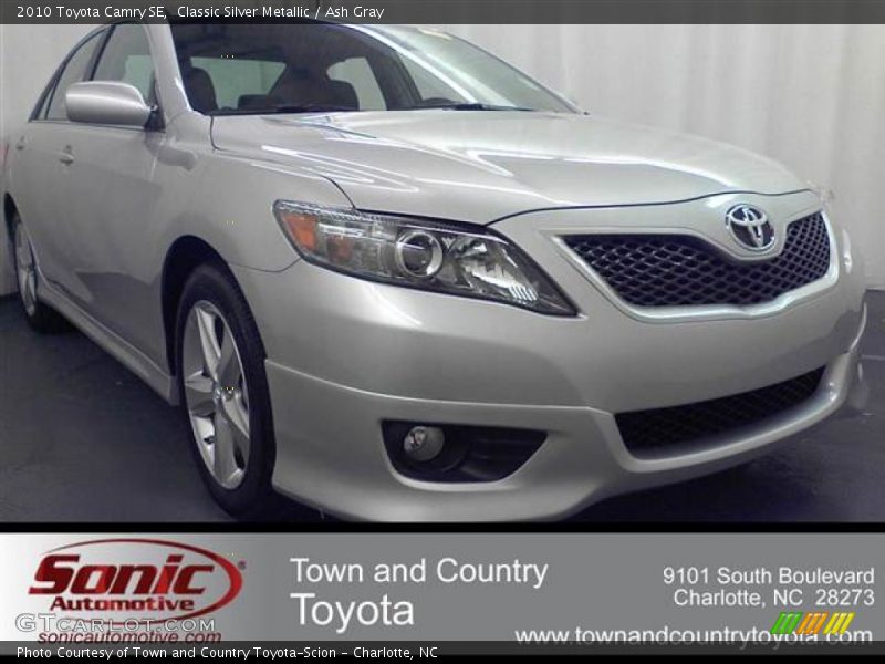 Classic Silver Metallic / Ash Gray 2010 Toyota Camry SE