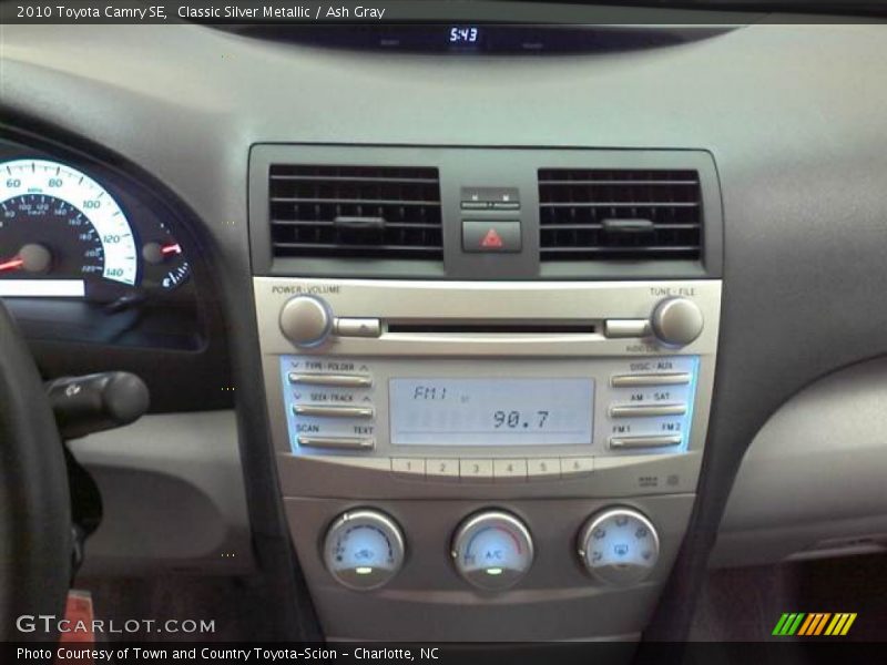 Classic Silver Metallic / Ash Gray 2010 Toyota Camry SE