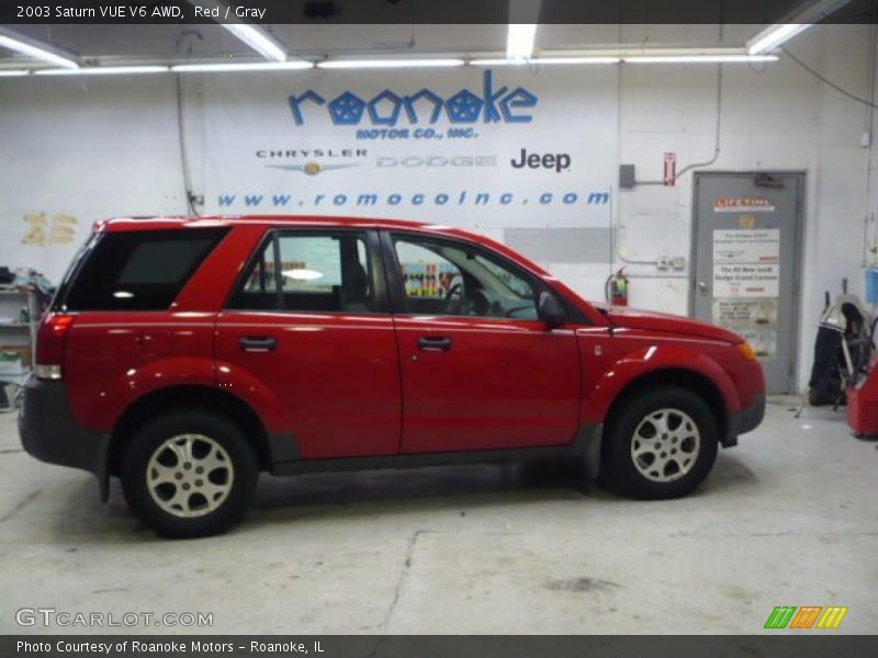 Red / Gray 2003 Saturn VUE V6 AWD