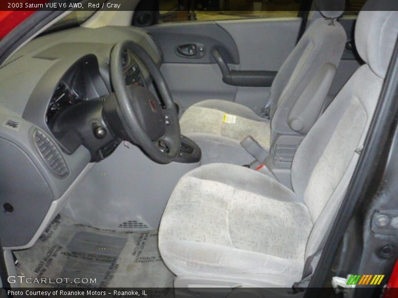Red / Gray 2003 Saturn VUE V6 AWD