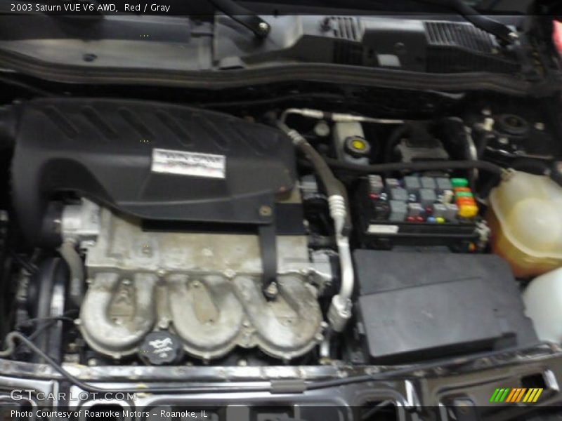 Red / Gray 2003 Saturn VUE V6 AWD