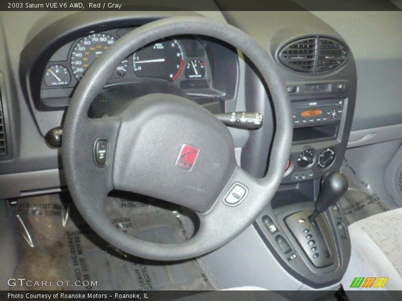 Red / Gray 2003 Saturn VUE V6 AWD