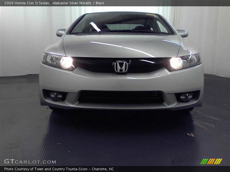 Alabaster Silver Metallic / Black 2009 Honda Civic Si Sedan
