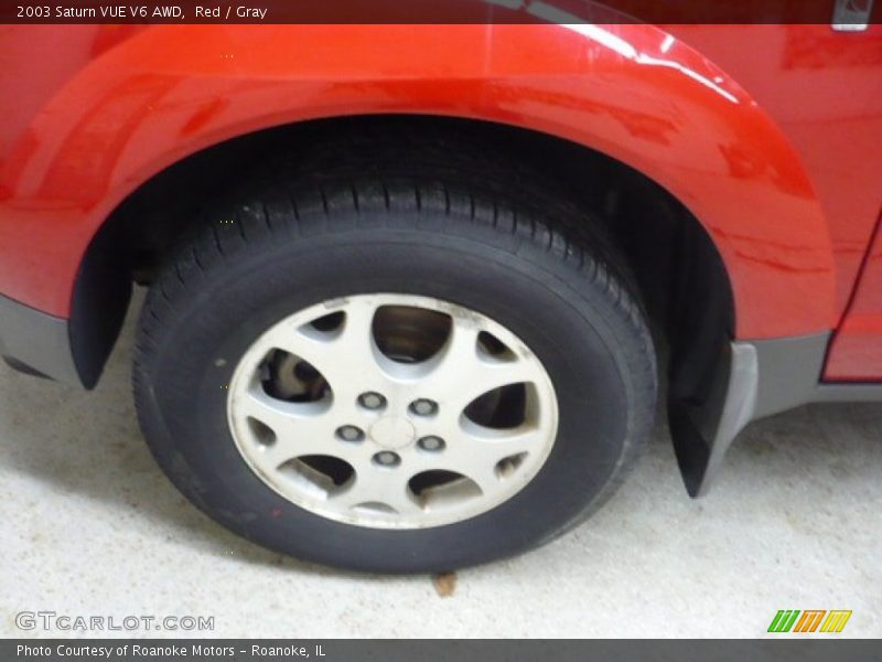 Red / Gray 2003 Saturn VUE V6 AWD