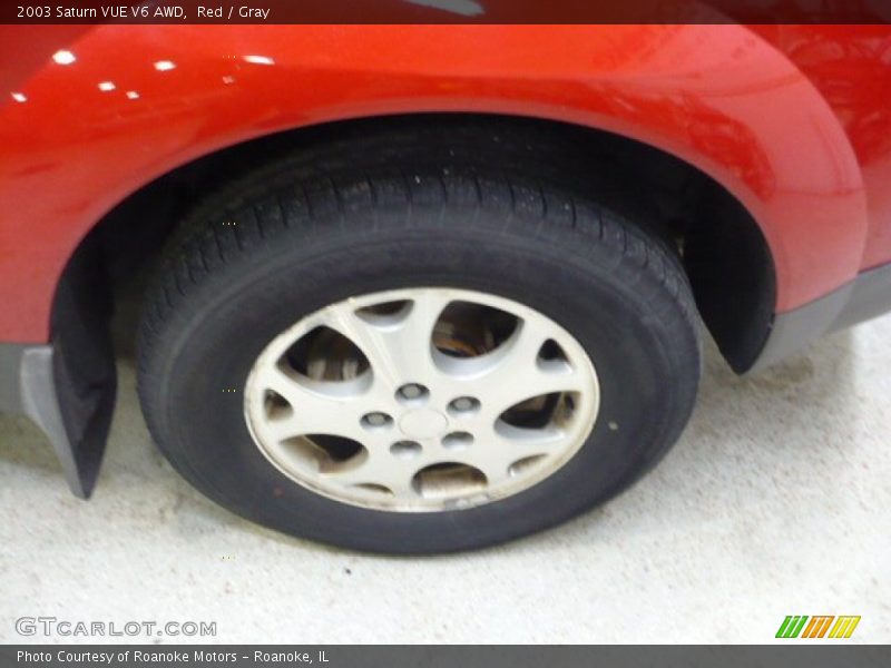 Red / Gray 2003 Saturn VUE V6 AWD