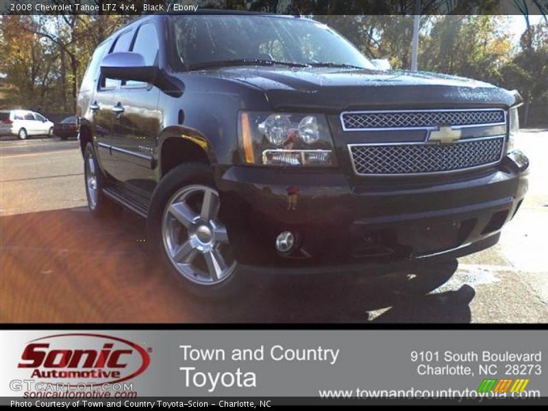 Black / Ebony 2008 Chevrolet Tahoe LTZ 4x4