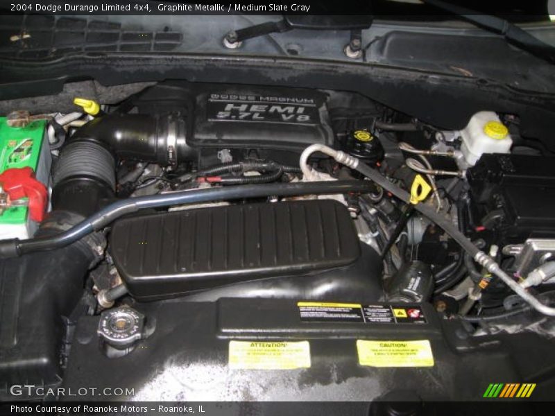 Graphite Metallic / Medium Slate Gray 2004 Dodge Durango Limited 4x4