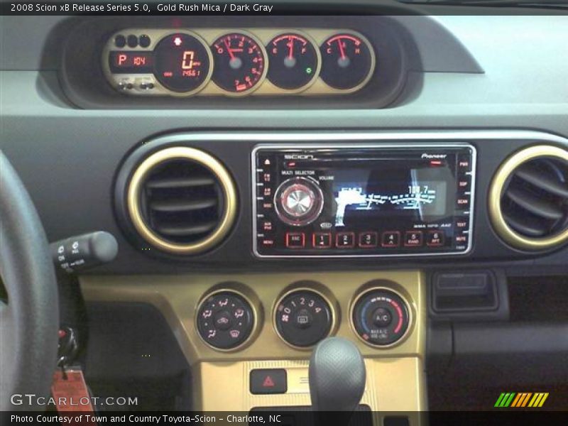 Gold Rush Mica / Dark Gray 2008 Scion xB Release Series 5.0