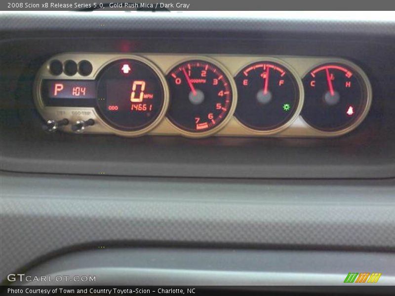 Gold Rush Mica / Dark Gray 2008 Scion xB Release Series 5.0