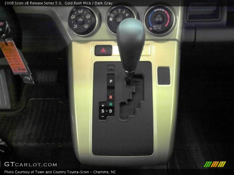 Gold Rush Mica / Dark Gray 2008 Scion xB Release Series 5.0