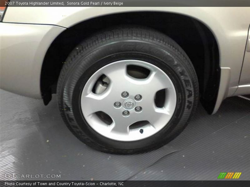 Sonora Gold Pearl / Ivory Beige 2007 Toyota Highlander Limited